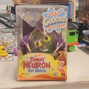 New Jimmy Neutron Boy Genius Glow In The Dark Goooze Filled Yokian Figure